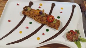 mushroom flauta at The Culinary Alchemists in Nuevo Arenal