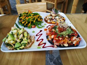 Ceviche trilogy at The Culinary Alchemists in Nuevo Arenal