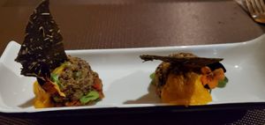 Artwork at The Culinary Alchemists in Nuevo Arenal