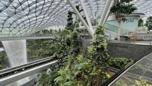 The setting   at SIN - Prive - Jewel  in East Singapore