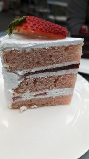 Strawberry shortcake cake at SIN - Prive - Jewel  in East Singapore