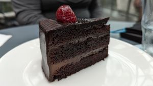 Some very chocolatety cake at SIN - Prive - Jewel  in East Singapore