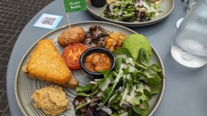 Vegan breakfast platter at SIN - Prive - Jewel  in East Singapore