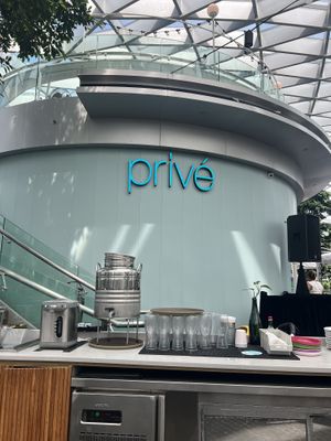 Entrance  at SIN - Prive - Jewel  in East Singapore
