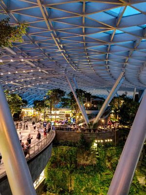 Great view from the Prive in Changi Airport JEWEL
 at SIN - Prive - Jewel  in East Singapore