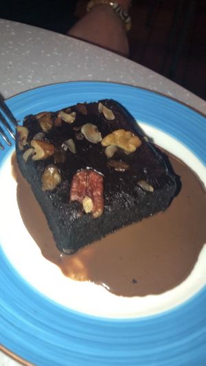 dark chocolate and nuts brownie $9 at SIN - Prive - Jewel  in East Singapore