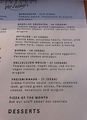 Vegan options   at Eetwinkel Buurman & Buurman in Amsterdam