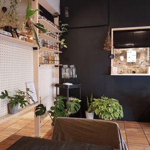 This restaurant start dine-in, so we visit it and enjoy the Vegan vegetable curry again. Really nice experience~ at Makarimo Curry in Kyoto