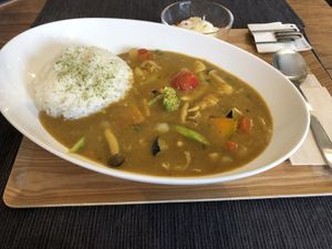 Vegtable curry at Makarimo Curry in Kyoto