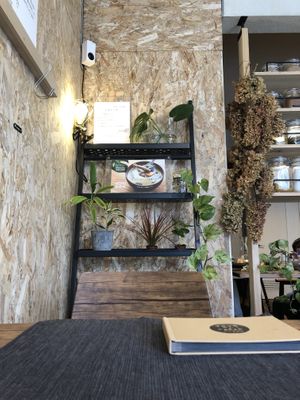 Shop interior at Makarimo Curry in Kyoto