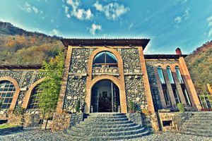 Restaurant Entrance at Adjarian Wine House in Acharistskali