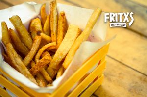 Fries at Fritxs in Playa Del Carmen