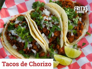 Chorizo made of Chick Peas at Fritxs in Playa Del Carmen