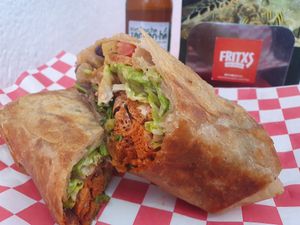 Burro de Pastor at Fritxs in Playa Del Carmen