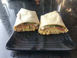 Southwest breakfast wrap at Copper Branch - St Roch in Quebec