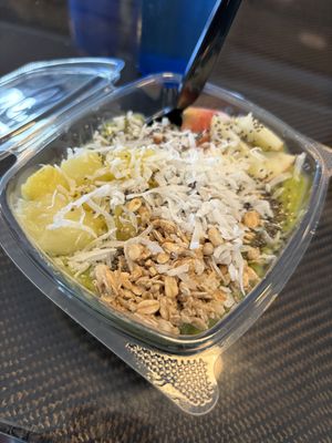 Green magic açaí bowl  at Freshfit Cafe in Nags Head