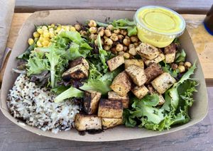 Veggie bowl w/tofu   at Freshfit Cafe in Nags Head