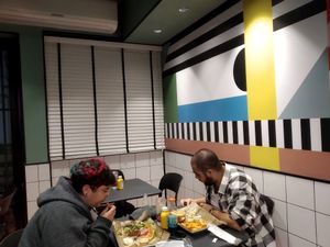 Inside at The Green Butcher in Tel Aviv