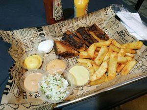 Beyond arrais meal at The Green Butcher in Tel Aviv