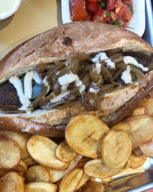 Kebab  at The Green Butcher in Tel Aviv