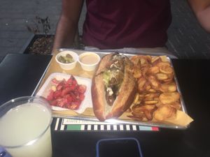 Kebab at The Green Butcher in Tel Aviv