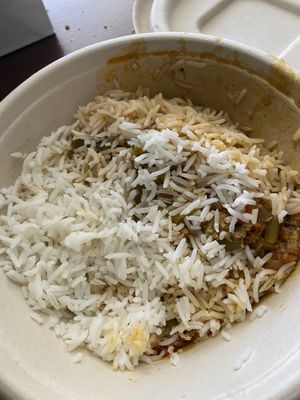 Veggies coconut curry w/ rice   at The Plantisserie in Miami