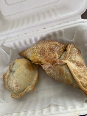 3 different empanadas .  at The Plantisserie in Miami