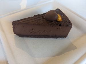 Chocolate hazelnut tart at The Plantisserie in Miami