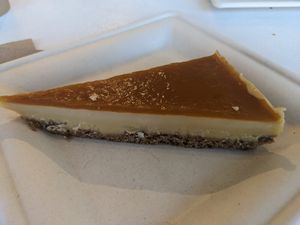 Passion fruit cheesecake at The Plantisserie in Miami