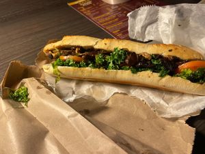 Oyster Mushroom Sub at The Plantisserie in Miami