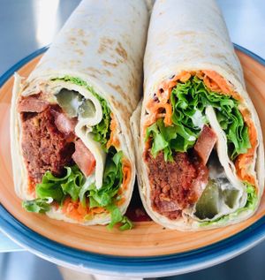 Veggie Wrap at Unison - Plant Based Food in Bucharest