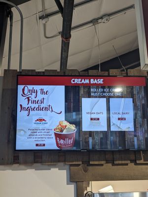 Vegan chef challenge special at Rolled Mountain Creamery - Riverside Dr in Reno