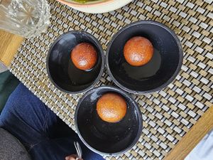 Gulab jamun at Loving Hut - Vegan Paradise in Gurgaon