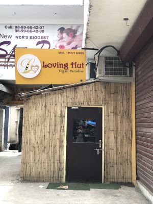 Outside of cafe  at Loving Hut - Vegan Paradise in Gurgaon