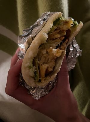   at Quiero Arepas in Denver