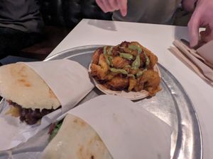 Plantains at Quiero Arepas in Denver