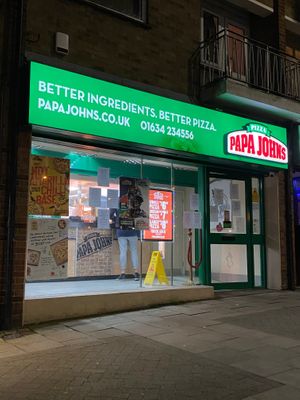 Exterior takeaway & delivery only  at Papa John's in Rainham