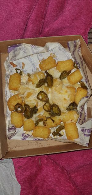 Vegan side at Papa John's in Maidstone