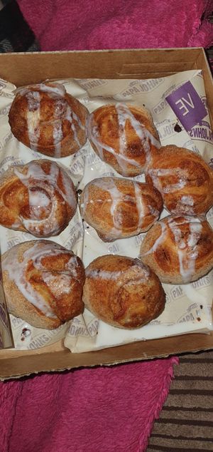 Vegan dessert at Papa John's in Maidstone