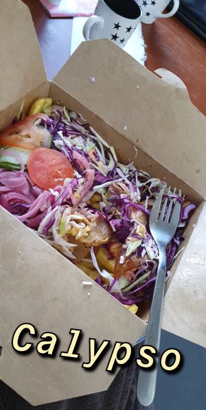 Vegan kapsalon at Bistro Calypso in Eindhoven