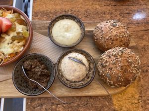 Broodplankje glutenvrij  at Bistro Calypso in Eindhoven