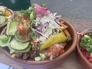 “Kapsalon”  picture of earlier in the year, check their website for the current menu ;) at Bistro Calypso in Eindhoven