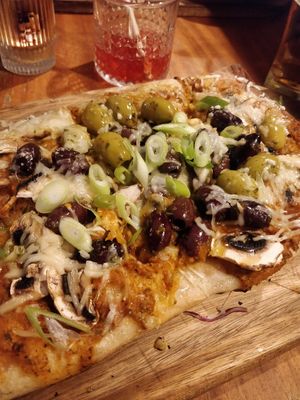 Pizza funky funghi at Bistro Calypso in Eindhoven