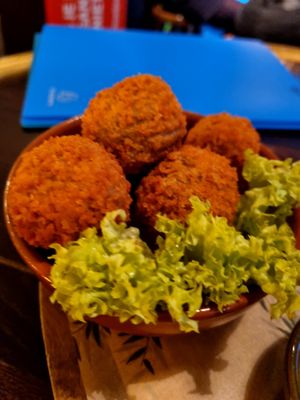 Vegan bitterballen at Bistro Calypso in Eindhoven