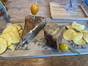 Toastie cheese (could have used more veggies) at Bistro Calypso in Eindhoven