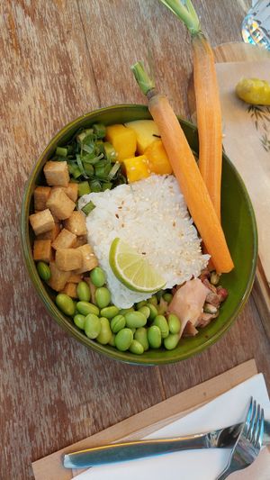 Poke bowl at Bistro Calypso in Eindhoven