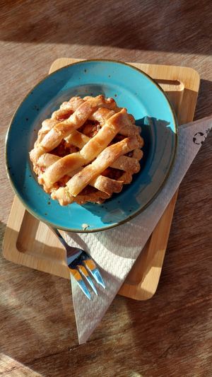 Warm Apple cake at Bistro Calypso in Eindhoven
