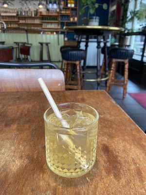 Homemade ginger kombucha: tasted nice at Bistro Calypso in Eindhoven