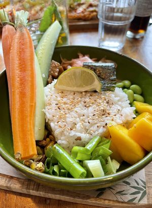 Poke bowl  at Bistro Calypso in Eindhoven