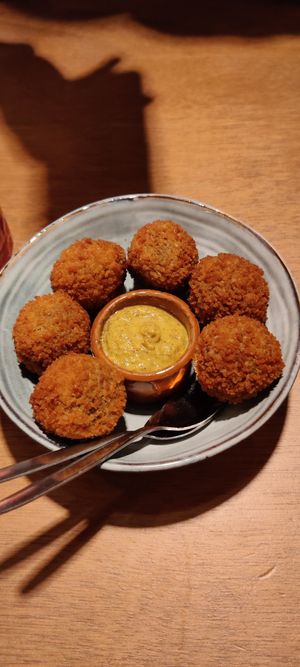 Draadjesvlees bitterballen at Bistro Calypso in Eindhoven